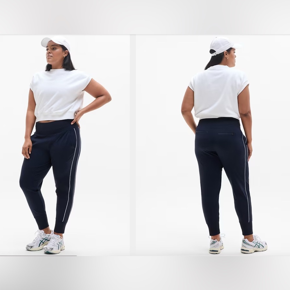 Athleta Venice high-rise track stripe jogger